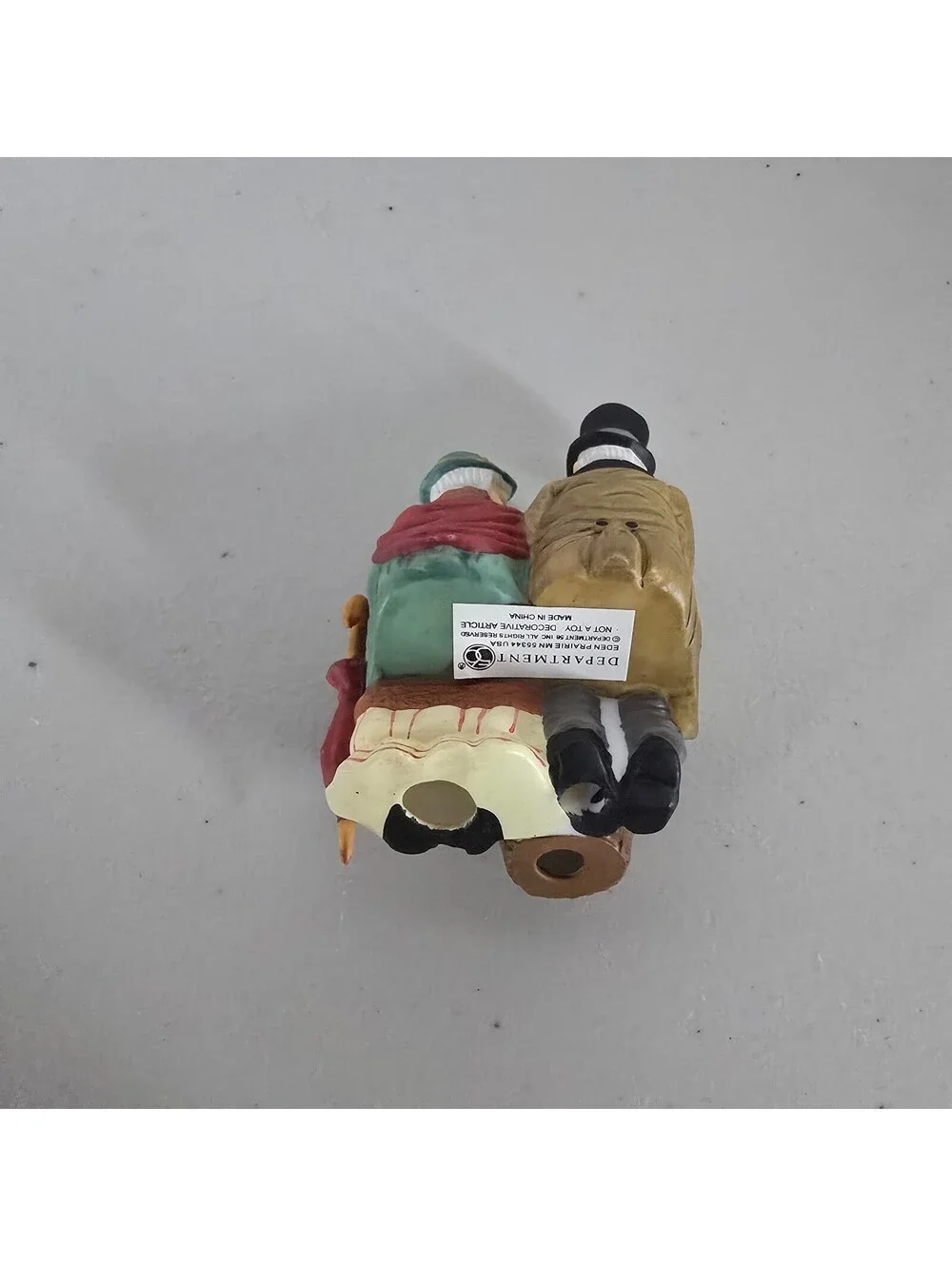 DEPT 56 SITTING IN CAMDEN PARK Set Of 4 -Retired - 58411 With Original Box